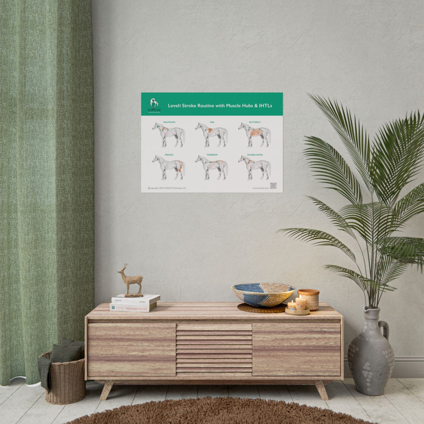 SUMCHI Level1 Stroke Routines — Green (Rolled Poster)
