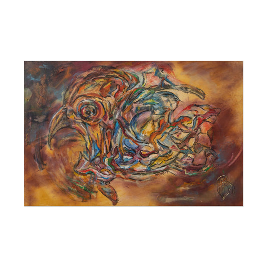 Dancing with Light — Surreal Wall Art (Rolled Poster)