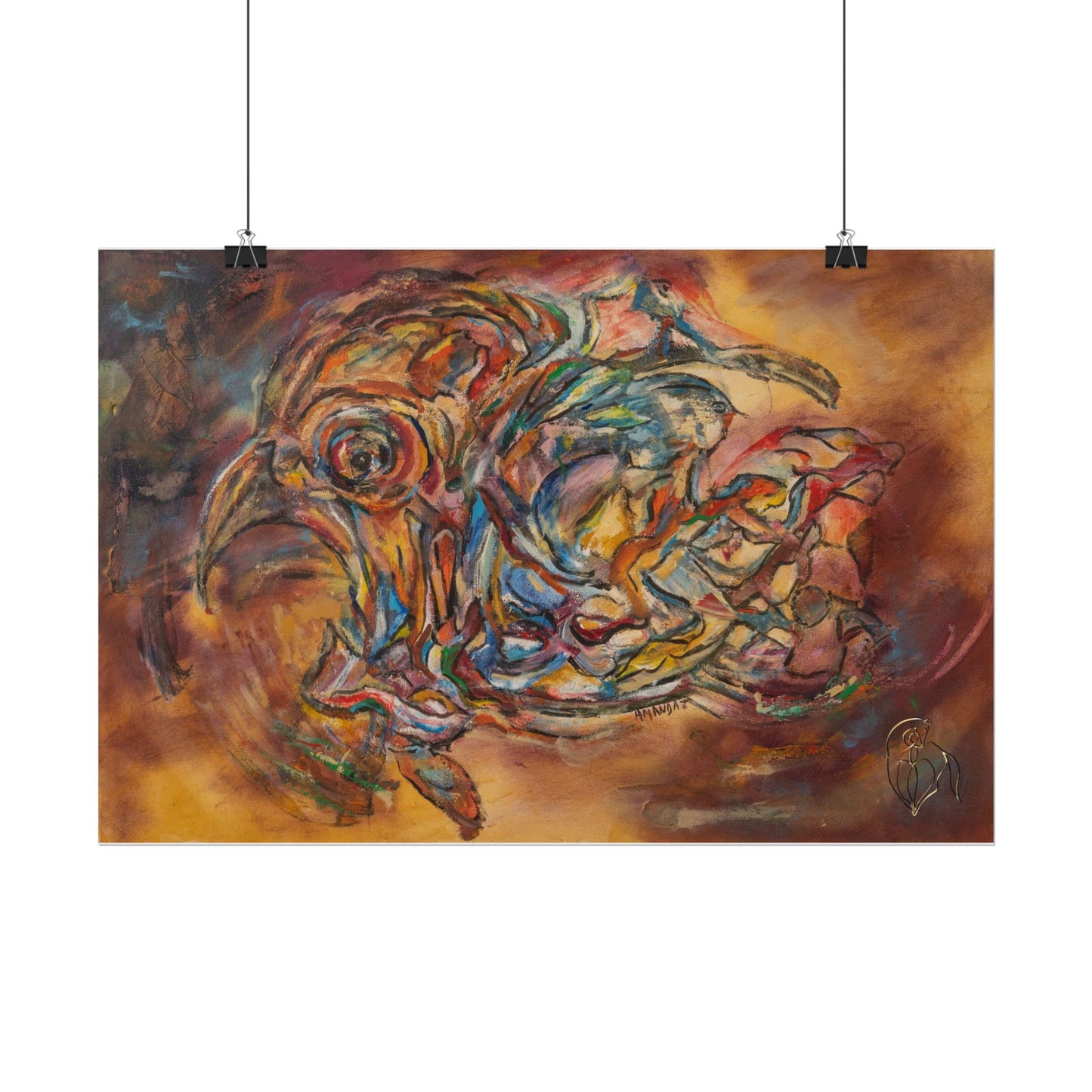Dancing with Light — Surreal Wall Art (Rolled Poster)